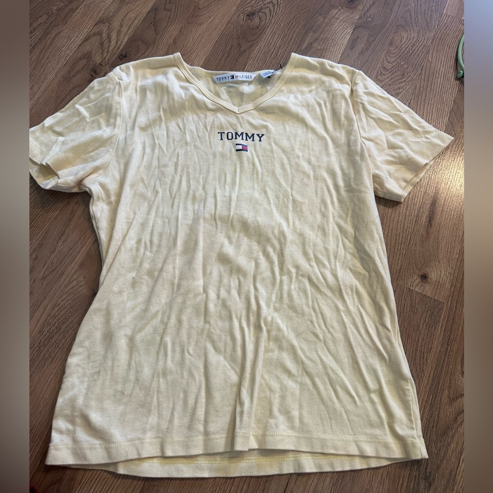 Tommy Hilfiger Soft Yellow Tee